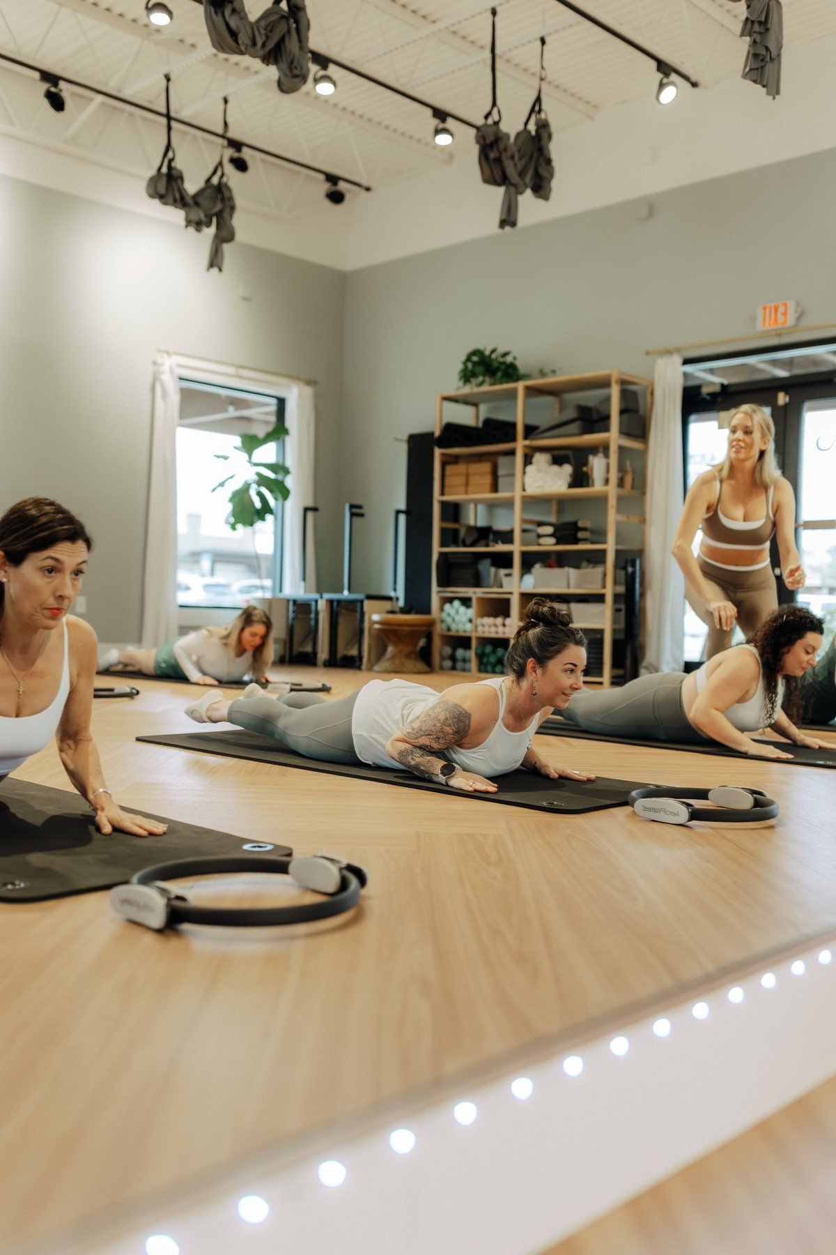A Contrology Connection instructor teaching the Pilates method